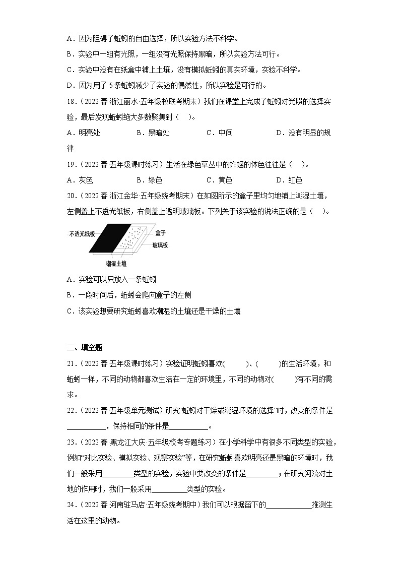 4.蚯蚓的选择第3页