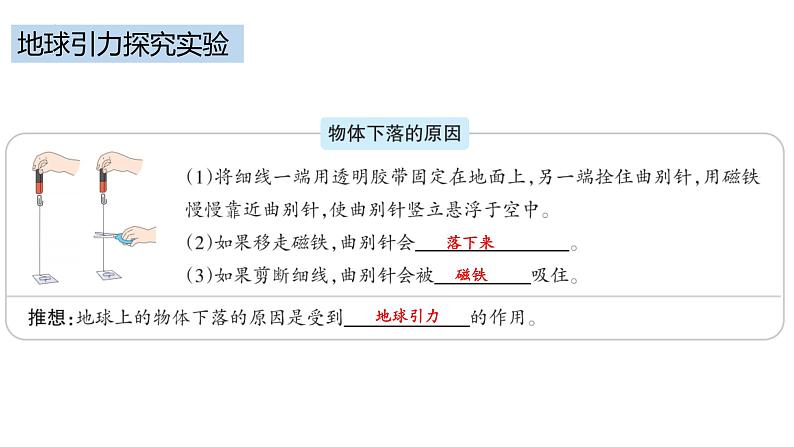 4.12青岛版科学五年级上册第四单元地球和地表第12课地球引力课件PPT第5页