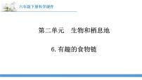 苏教版 (2017)六年级下册6 有趣的食物链多媒体教学ppt课件