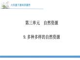 新苏教版科学六下9.多种多样的自然资源 教案+课件PPT