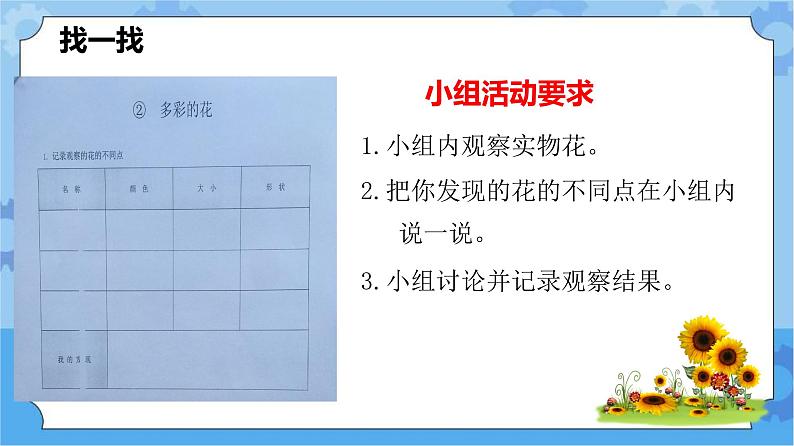 人教鄂教版小学科学一年级下册1.2 多彩的花 PPT课件05