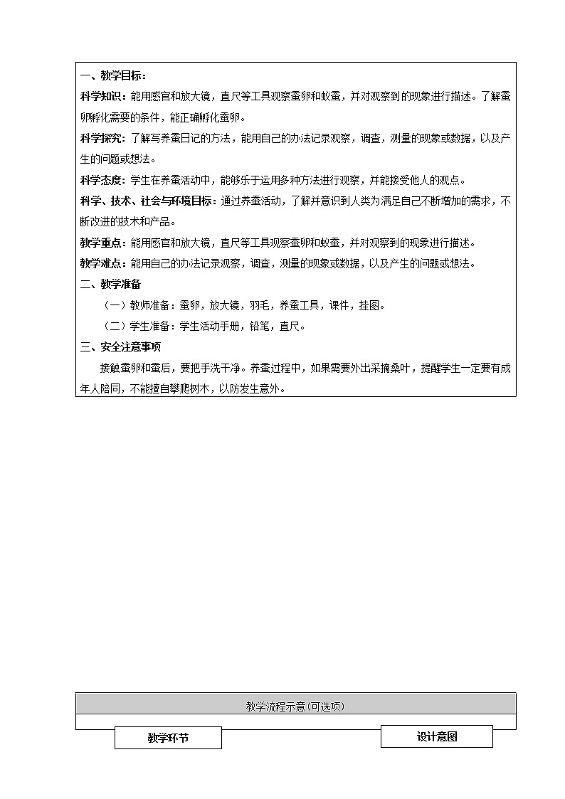 新人教鄂教版四年级下册2.5《蚕出生了》PPT课件+教学设计02