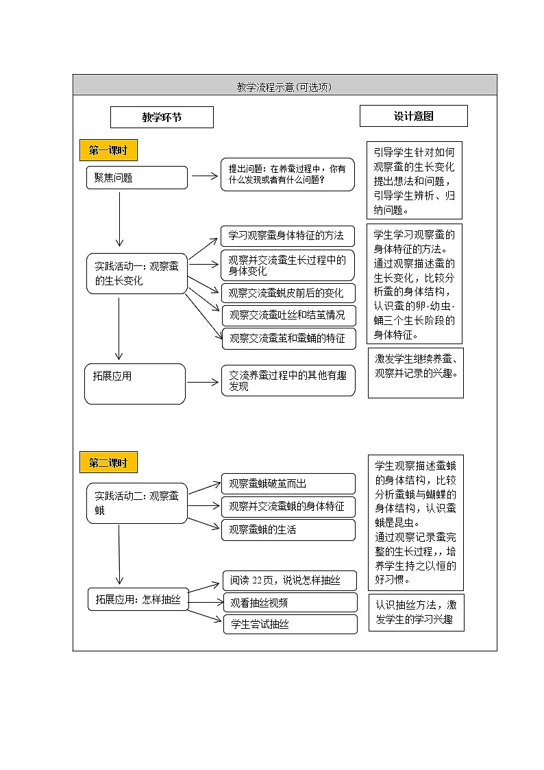新人教鄂教版四年级下册2.7《蚕的生长变化》PPT课件+教案03