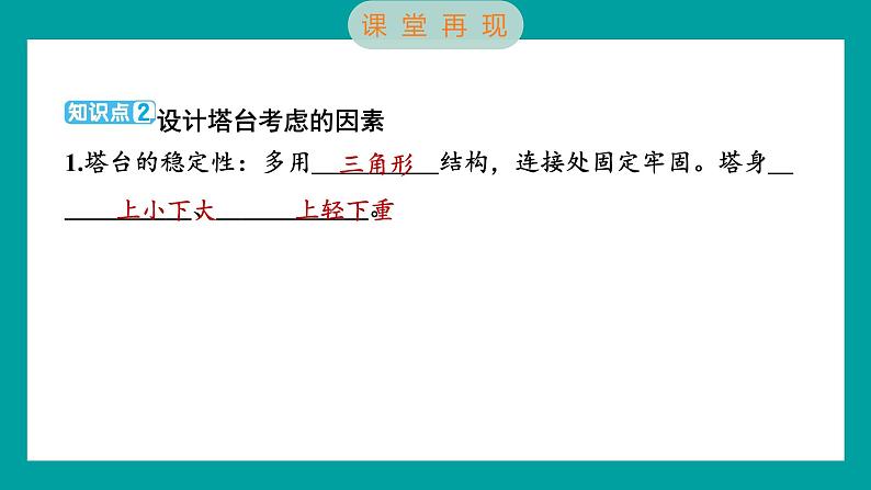 1.4 设计塔台模型（习题课件+知识点梳理）教科版六年级科学下册03