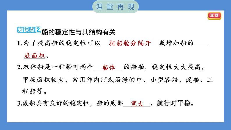 2.3 用沉的材料造船——（习题课件+知识点梳理）教科版五年级科学下册03