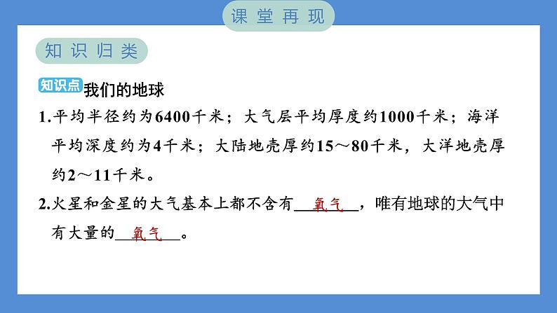 3.1 地球——宇宙的奇迹——（习题课件+知识点梳理）教科版五年级科学下册02