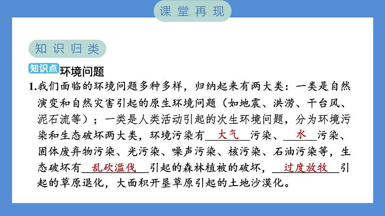 3.2 我们面临的环境问题——（习题课件+知识点梳理）教科版五年级科学下册02