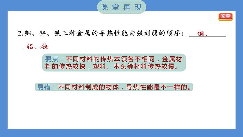 4.6 哪个传热快——（习题课件+知识点梳理）教科版五年级科学下册03