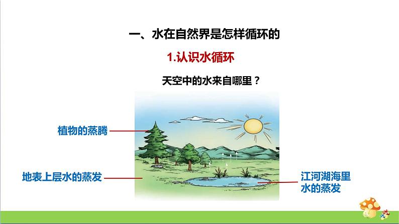 [人教版]六年级上册科学3.11《水在自然界的循环》教学课件04