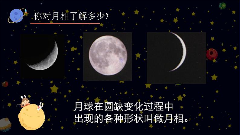 三年级下学期科学教科版3.4《月相变化的规律》教学课件05