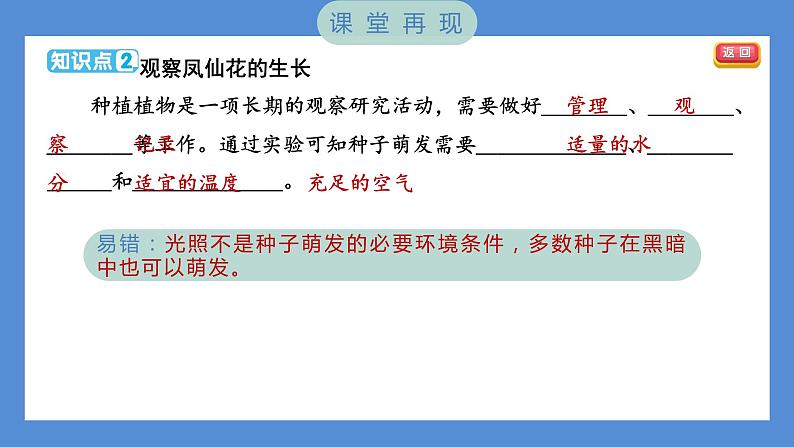 1.2 种植凤仙花（习题课件+知识点梳理）教科版四年级科学下册（PowerPoint 打开PPT）03