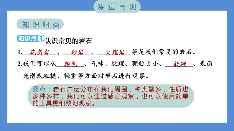 3.2 认识几种常见的岩石（习题课件+知识点梳理）教科版四年级科学下册（PowerPoint 打开PPT）02