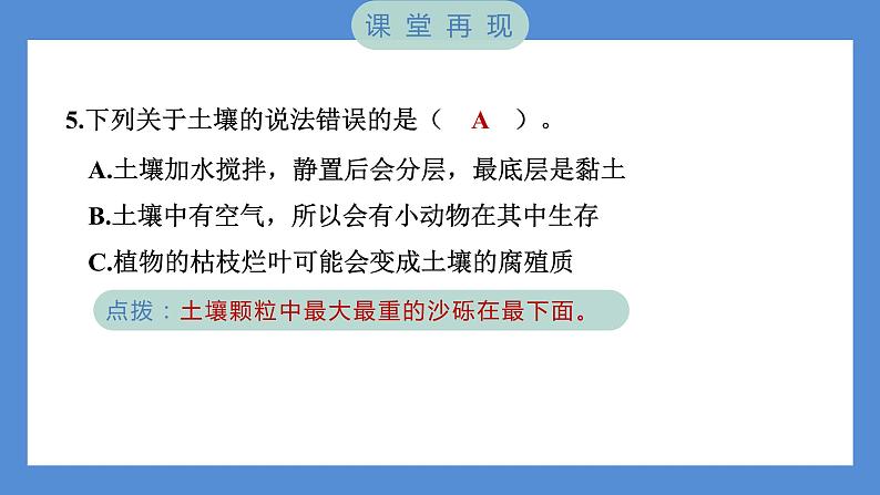 3.6 观察土壤（习题课件+知识点梳理）教科版四年级科学下册（PowerPoint 打开PPT）07