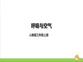 [人教版]三年级上册科学4.12《呼吸与空气》课件