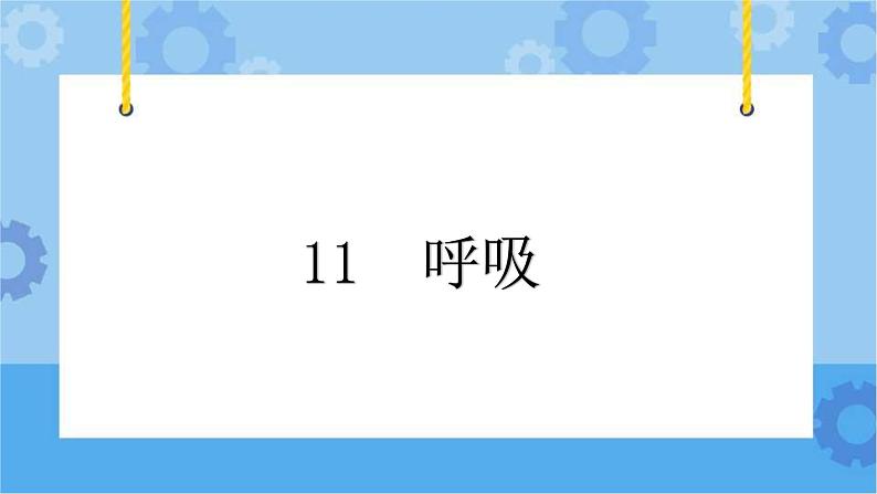 冀人版（2017秋）四年级下册11《呼吸》 课件02