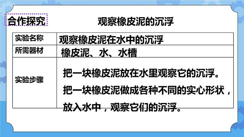 1.3  橡皮泥在水中的沉浮 课件+教案04