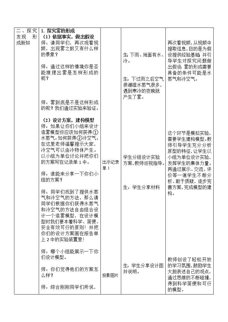 冀人版小学科学五年级下册第5课《雾和云》 教案03