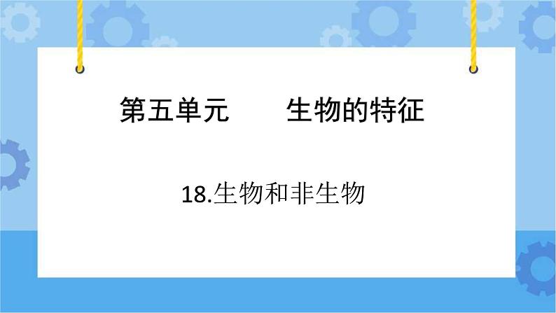 青岛版（六三制2017秋）四年级下册5.18.生物和非生物 课件第2页