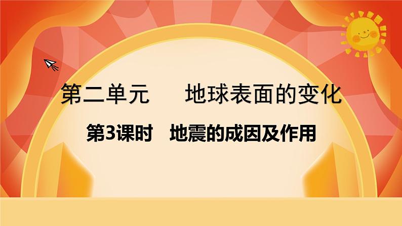 第二单元《地球表面的变化》第3课时  地震的成因及作用 课件01