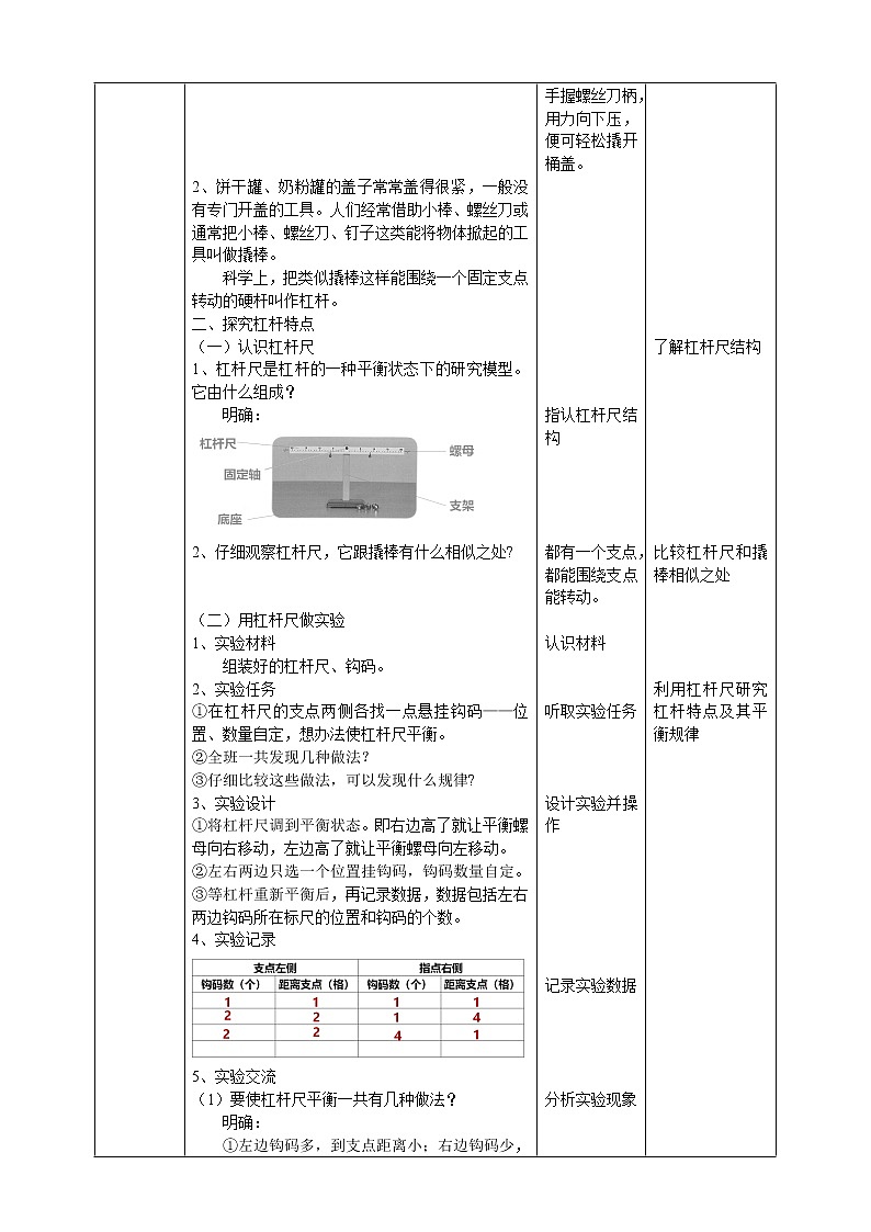 【人教鄂鄂教版】五下科学  4.11《杠杆》（课件+教案+练习）02