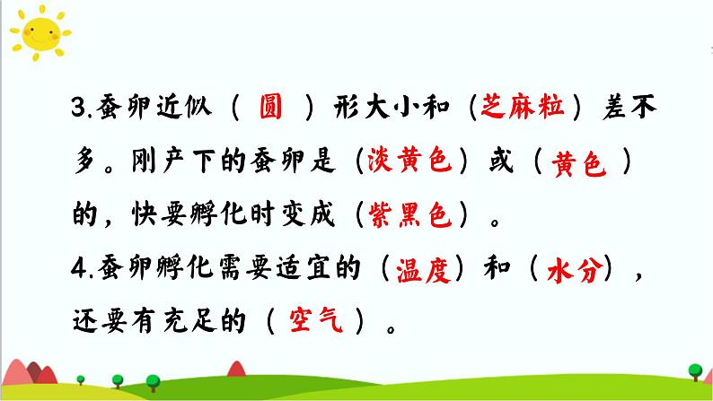 教科版三下期末第二单元动物的一生知识点复习 课件03