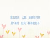 教科版三年级科学下册第3单元第2课时阳光下物体的影子习题课件