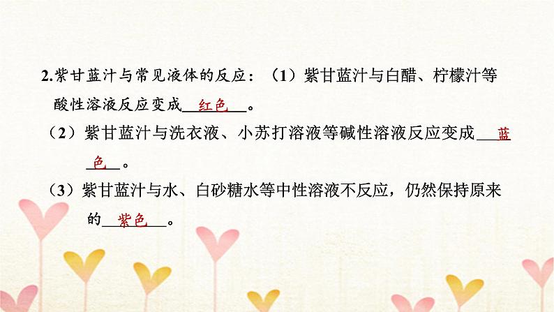 教科版六年级科学下册第4单元第7课时美丽的化学变化习题课件第4页
