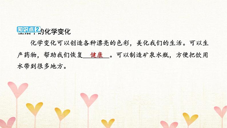教科版六年级科学下册第4单元第7课时美丽的化学变化习题课件第5页