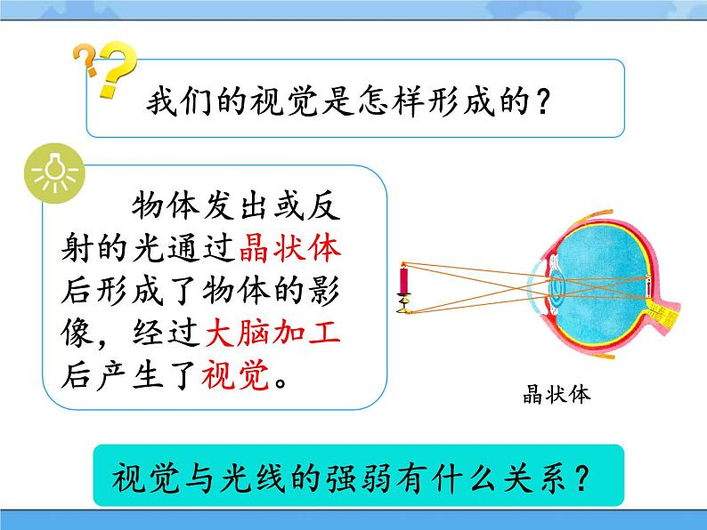 12·光线与视觉_湘科版（2017）科学五年级下册教学课件02