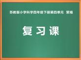 苏教版小学科学四年级下册第四单元【繁殖】复习课件