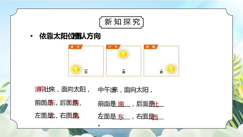 教科版二年级科学上册第一单元《我们的地球家园-太阳的位置和方向》PPT课件第6页