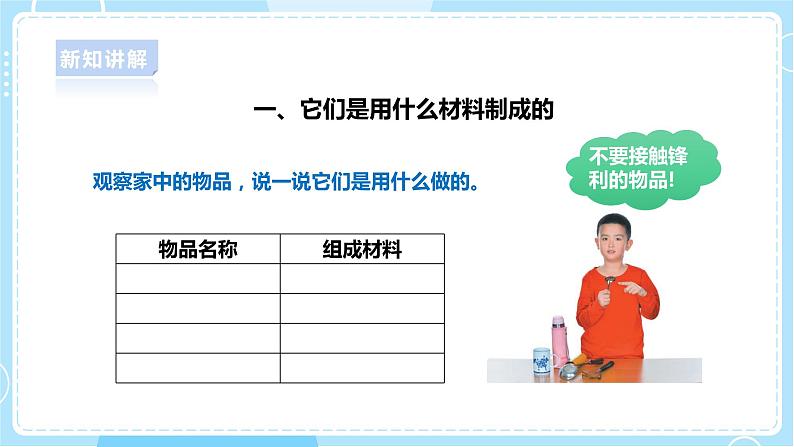 【人教鄂教版】一上科学 3.7《它们是用什么做的》（课件+教案+同步练习）05