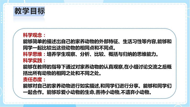 【人教鄂教版】一上科学 2.6《常见的家养动物》（课件+教案+同步练习）02