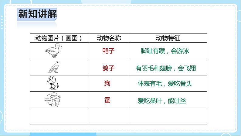 【人教鄂教版】一上科学 2.6《常见的家养动物》（课件+教案+同步练习）08