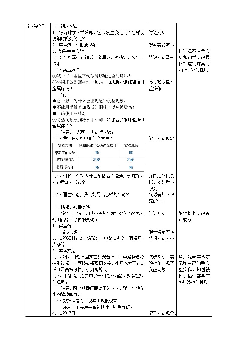 【人教鄂教版】四上科学 3.8《固体也热胀冷缩吗》（课件+教案+练习）02