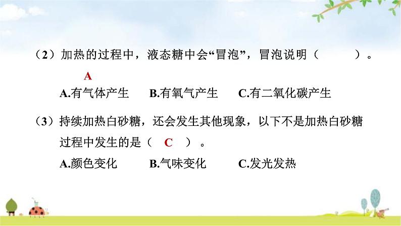 教科版六年级科学下册第4单元第3课时发现变化中的新物质教学课件+课时学案07