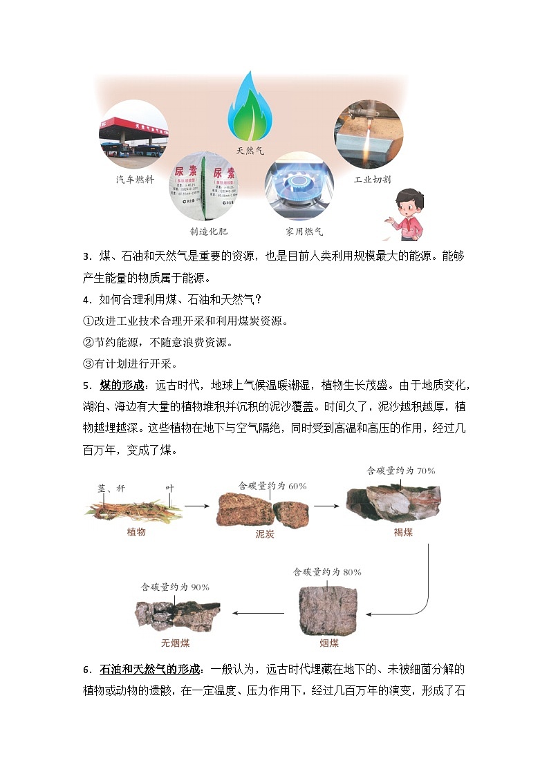 【期末复习】第三单元 地球资源——六年级下册科学单元知识点总结（青岛版）02