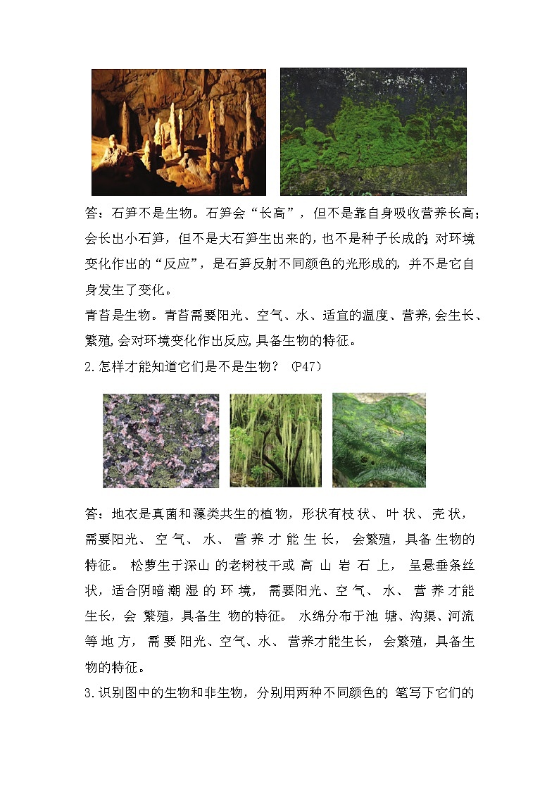 【期末复习】第五单元 生物与环境——四年级下册科学单元知识点总结（苏教版）02
