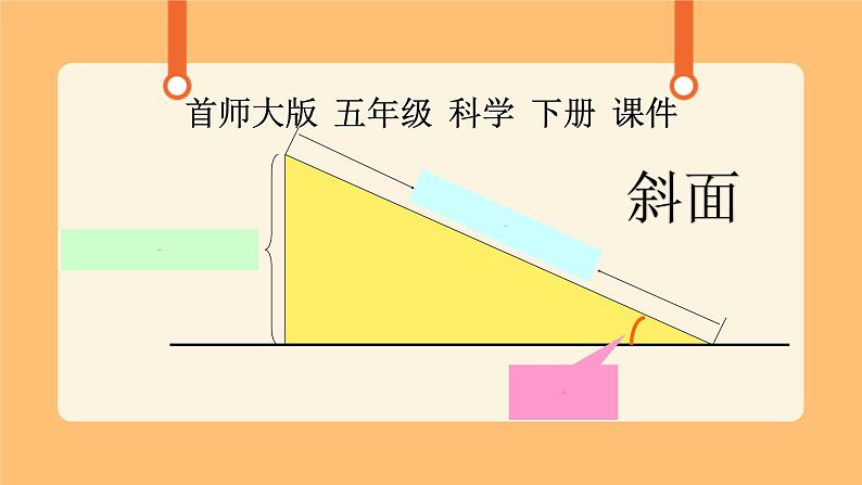 《4.斜面》第二课时 课件第1页