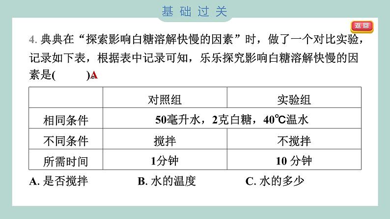 1.6 加快溶解 习题课件 三年级上册科学教科版05