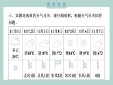 3.7 整理我们的天气日历 习题课件 三年级上册科学教科版