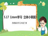 5.17《stem学习++立体小菜园》课件+练习+素材 （苏教版科学五年级下册）