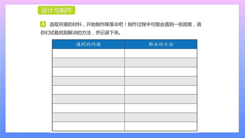 通用版 小学科学 降落伞-设计与制作（课件）03