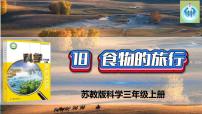 小学科学苏教版 (2017)三年级上册第五单元 人的呼吸和消化18 食物的旅行课前预习ppt课件