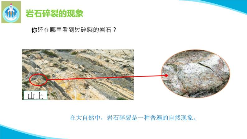 粤教粤科版科学四年级上册11岩石破裂了课件04