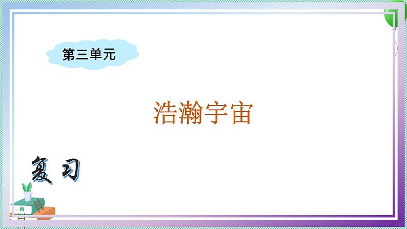 大象版科学六上 第三单元《浩瀚宇宙》复习课件01