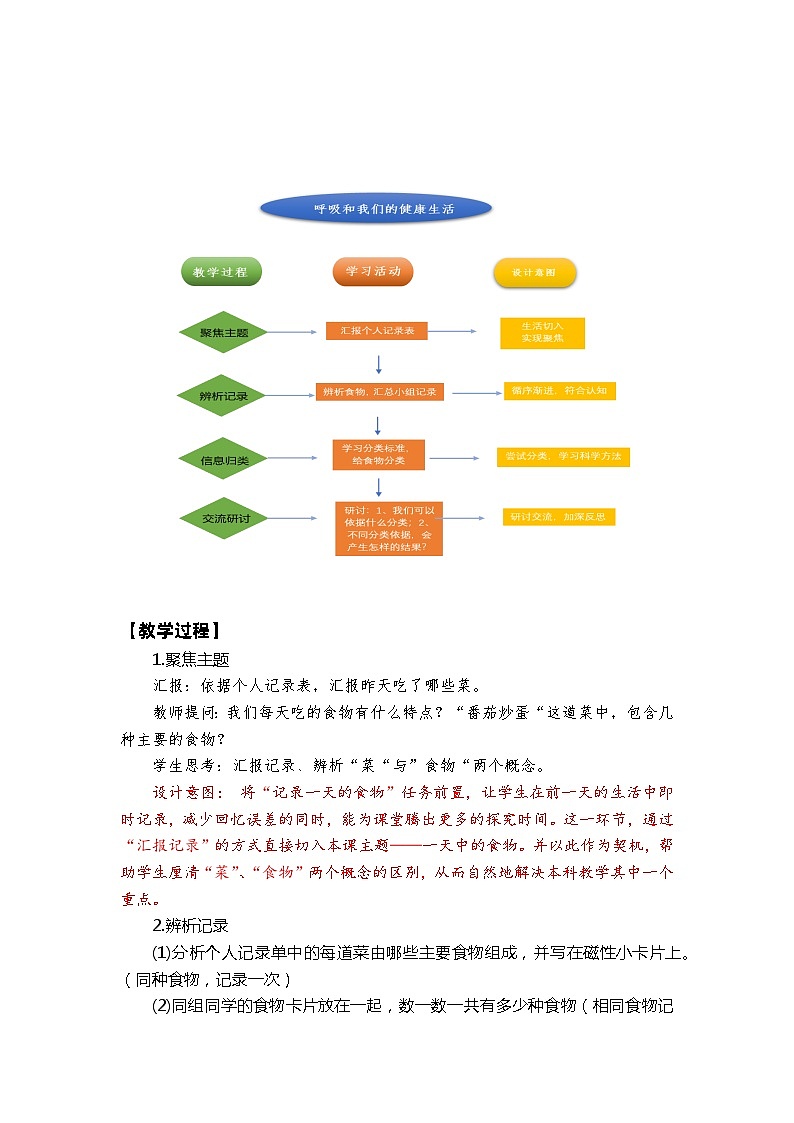 教科版4上第2单元第4课-一天的食物第2页