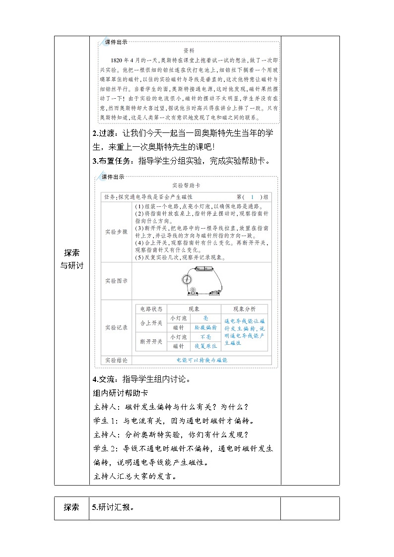 教科版6上第4单元第3课-电和磁第2页