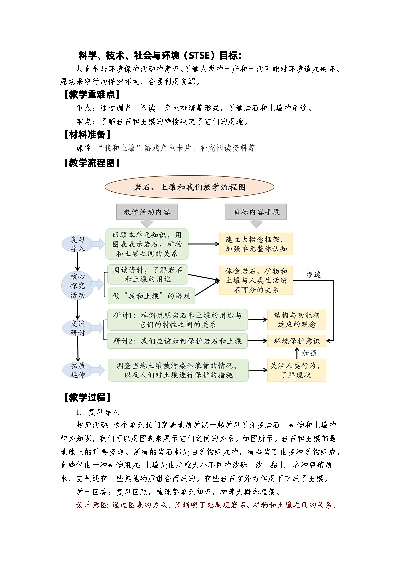教科版4下-第3单元第8课-岩石、土壤和我们第2页