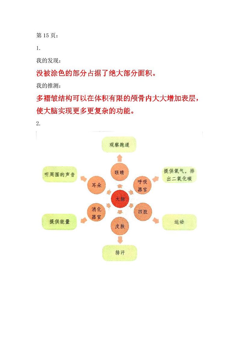 六年级粤教版科学上册学生活动手册第三四单元答案第2页